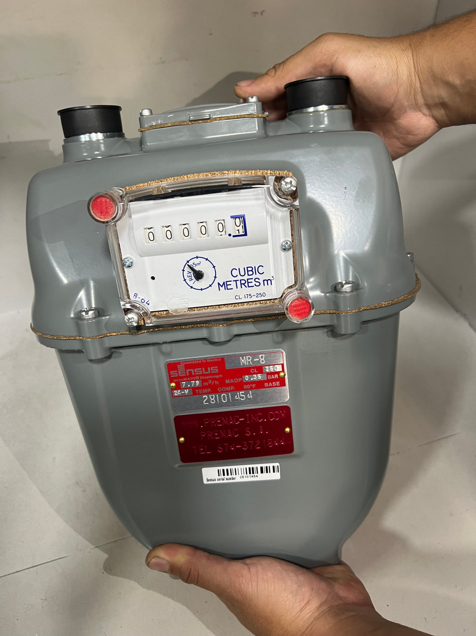 MEDIDOR DE GAS TIPO DIAFRAGMA MR8- CALIBRADO