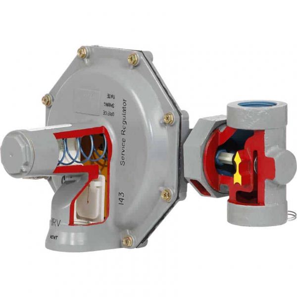 REGULADOR PARA GAS 143-80-2 HP DE 1 NPT.