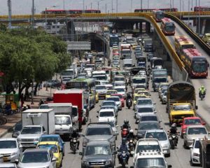 Bogotá en hora pico, la bicicleta eléctrica es la mejor solución